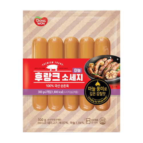 동원)마늘후랑크 300+300g